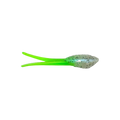 ATX Wicked Shad – USA-Made Crappie Soft Plastic (20 Colors 3 Sizes 14 Pack) | Color: Milk/Green Tail Milk Baja Bug Blue