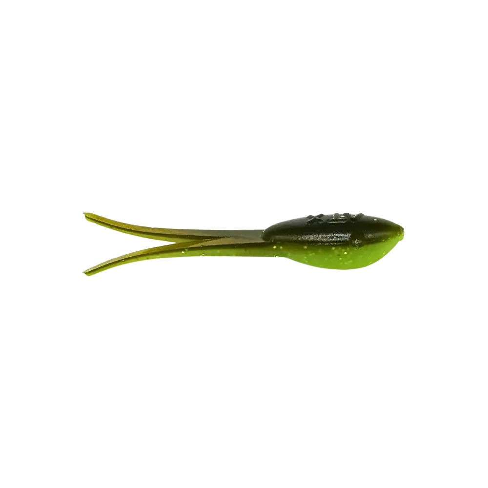 ATX Wicked Shad – USA-Made Crappie Soft Plastic (20 Colors 3 Sizes 14 Pack) | Color: Milk/Green Tail Milk Baja Bug Blue