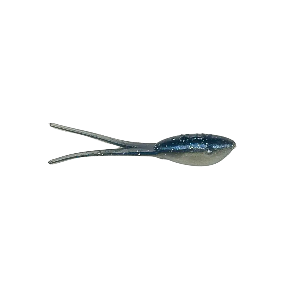 ATX Wicked Shad – USA-Made Crappie Soft Plastic (20 Colors 3 Sizes 14 Pack) | Color: Milk/Green Tail Milk Baja Bug Blue