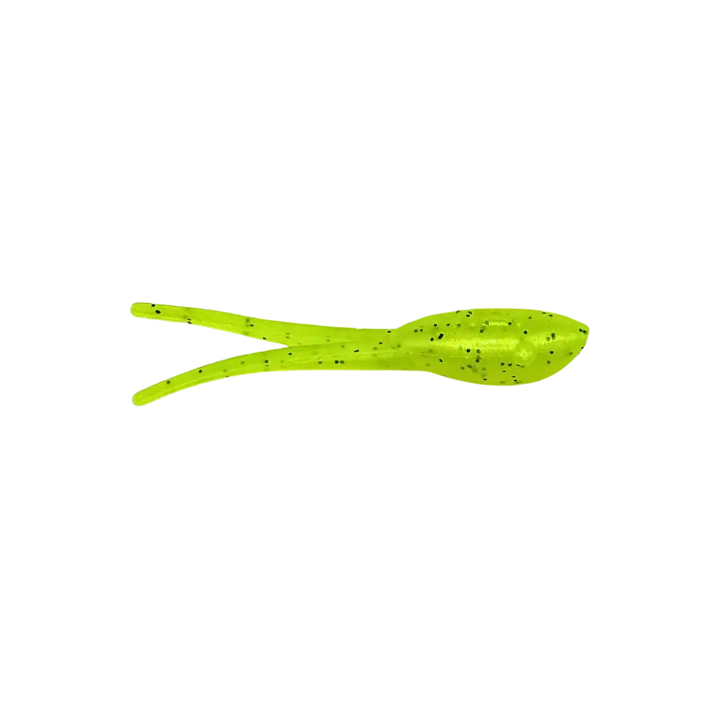 ATX Wicked Shad – USA-Made Crappie Soft Plastic (20 Colors 3 Sizes 14 Pack) | Color: Milk/Green Tail Milk Baja Bug Blue
