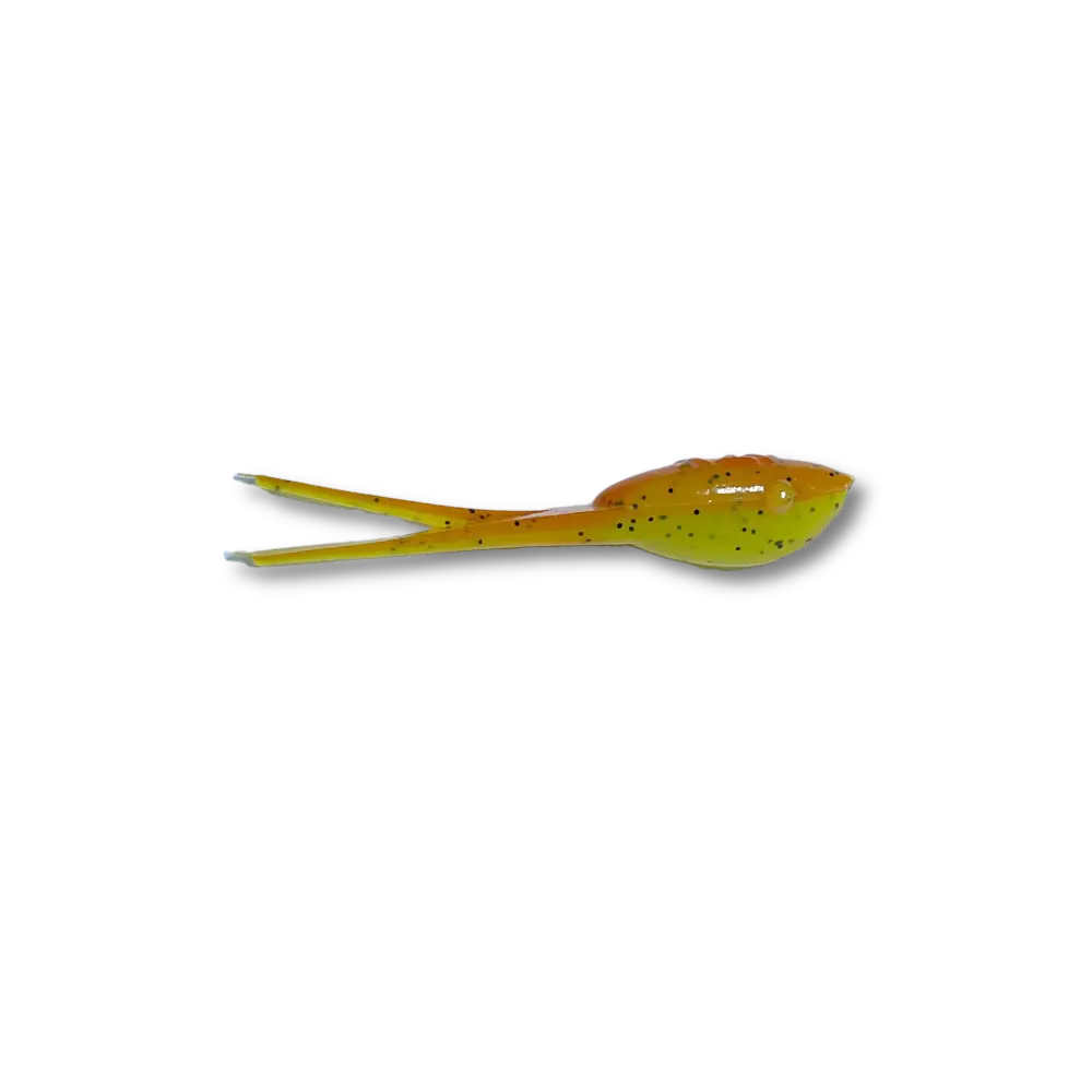 ATX Wicked Shad – USA-Made Crappie Soft Plastic (20 Colors 3 Sizes 14 Pack) | Color: Milk/Green Tail Milk Baja Bug Blue