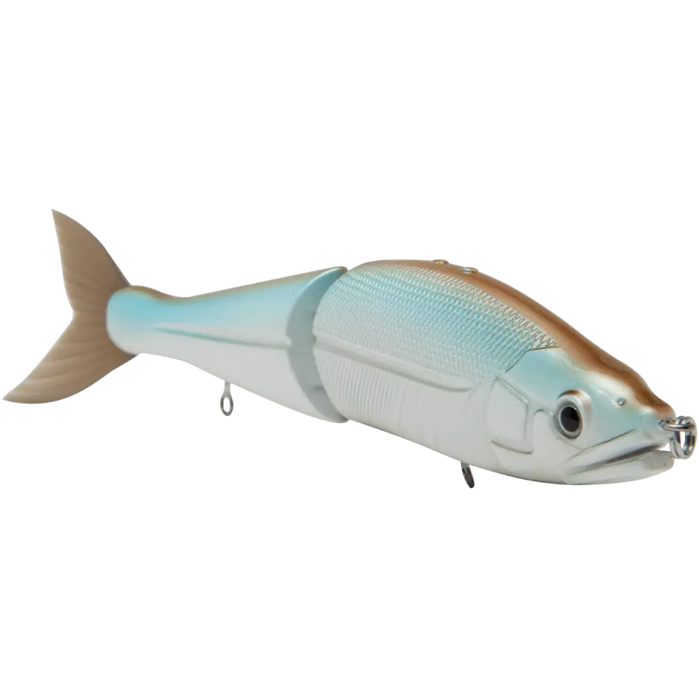 B Venom 6’’ Swimbait for Musky Stripers & Bass – EBS MultiTouch | Variable Weight | Color: Blue Pearl Chartreuse