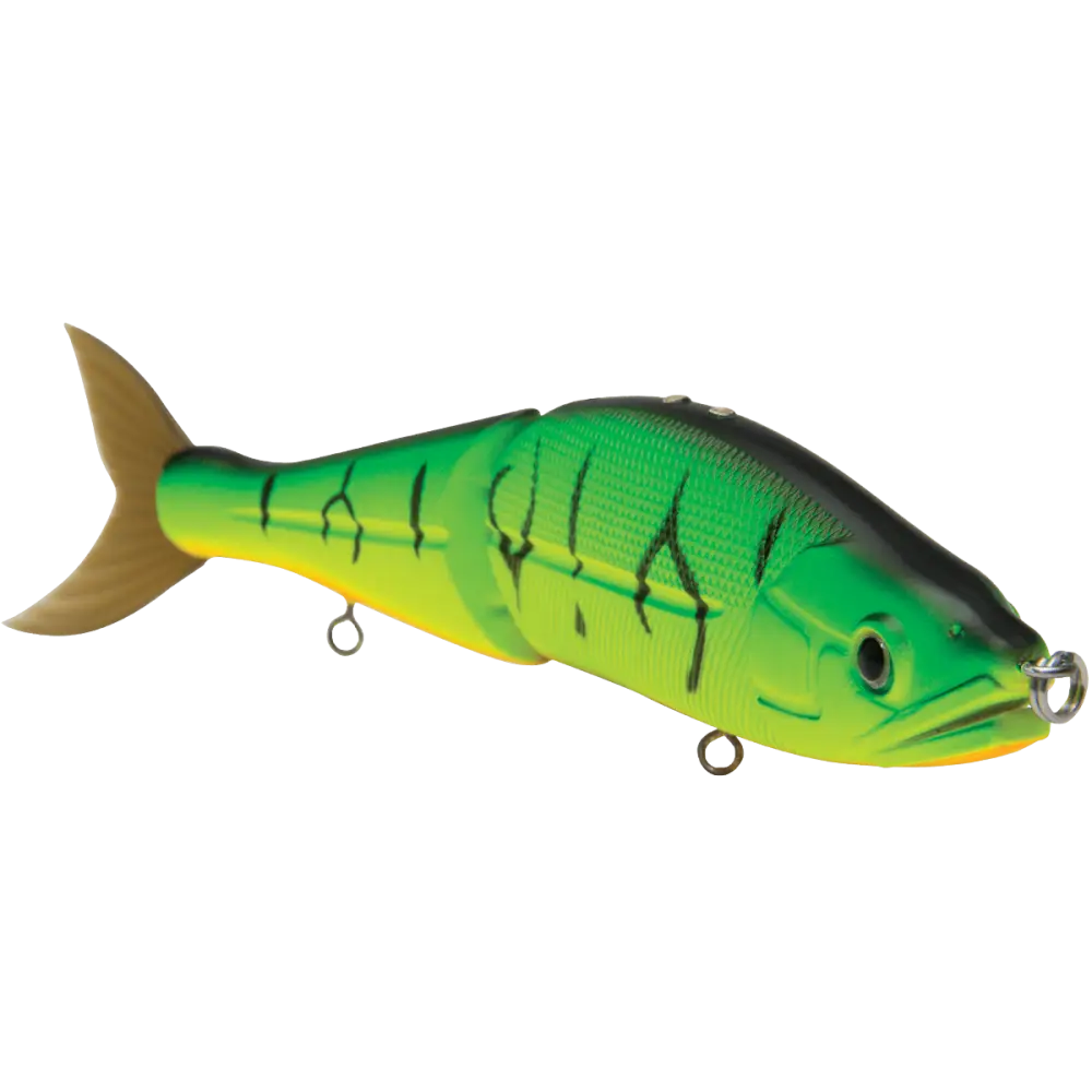 B Venom 6’’ Swimbait for Musky Stripers & Bass – EBS MultiTouch | Variable Weight | Color: Blue Pearl Chartreuse