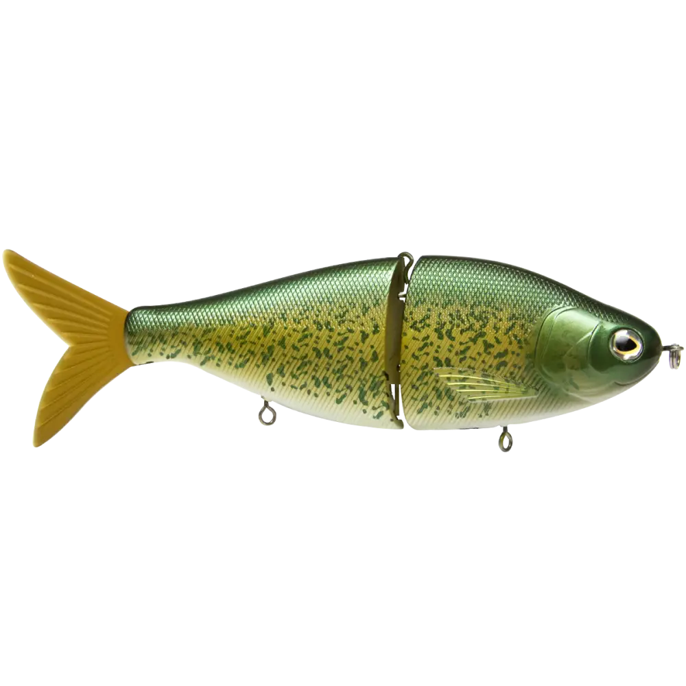 B Viper 6’’ Glide Bait for Musky Pike & Stripers – EBS MultiTouch | Variable Weight | Color: Brown Hitch Baby Bass