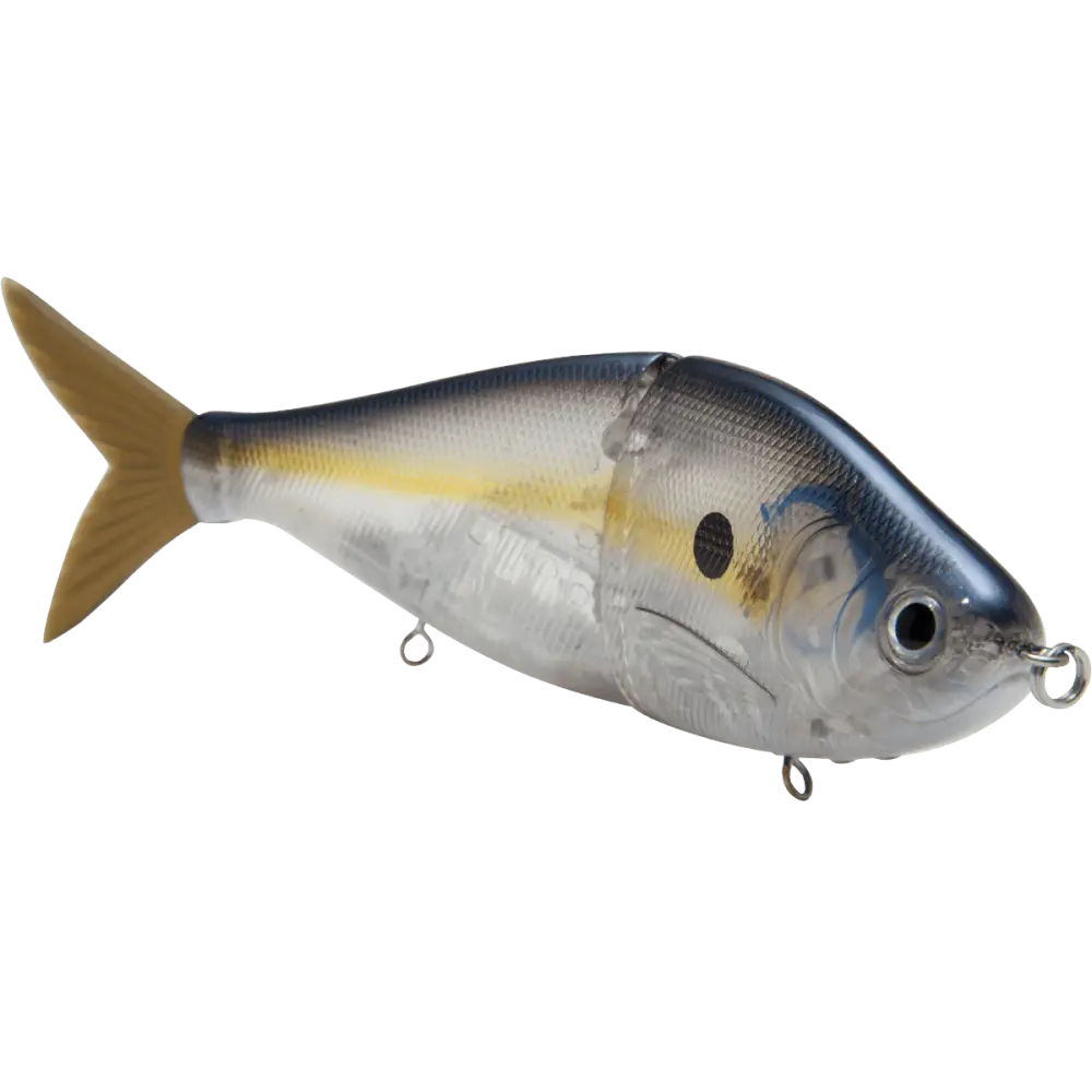 B Viper 6’’ Glide Bait for Musky Pike & Stripers – EBS MultiTouch | Variable Weight | Color: Brown Hitch Baby Bass