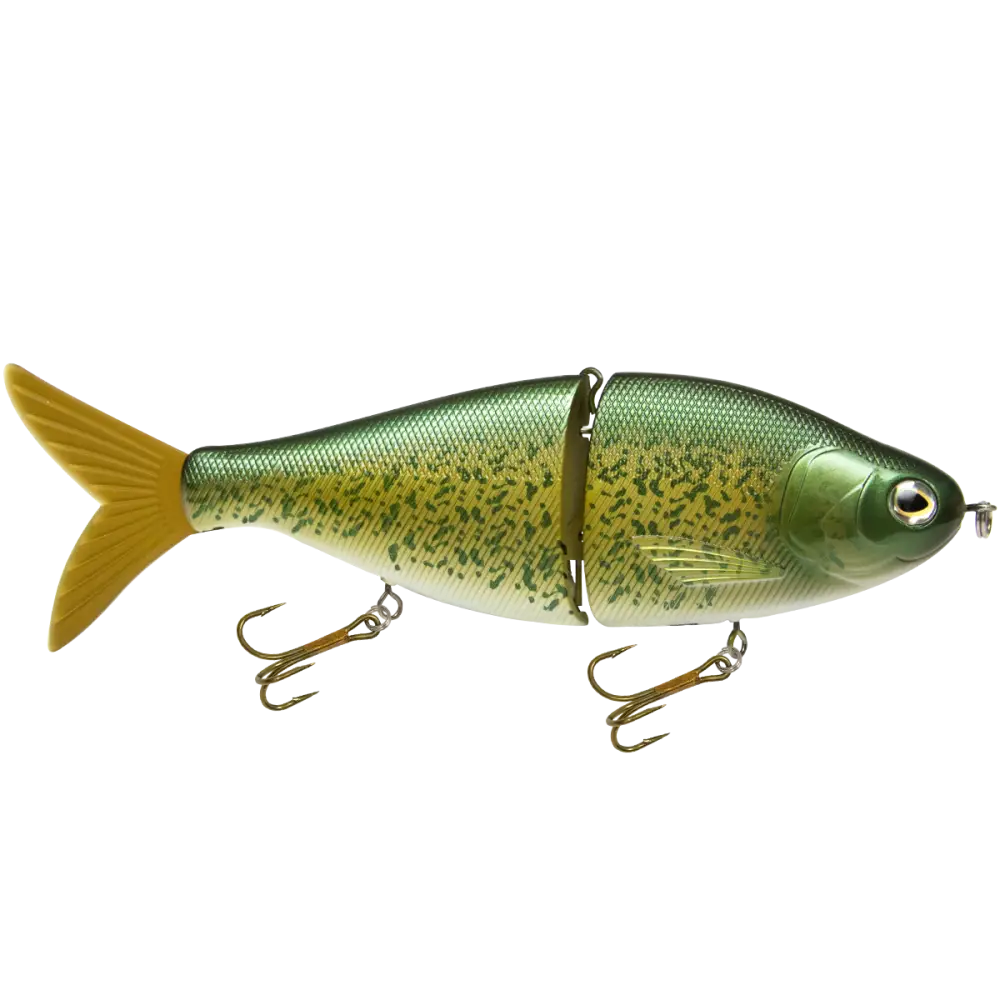 B Viper 6’’ Glide Bait for Musky Pike & Stripers – EBS MultiTouch | Variable Weight | Color: Brown Hitch Baby Bass