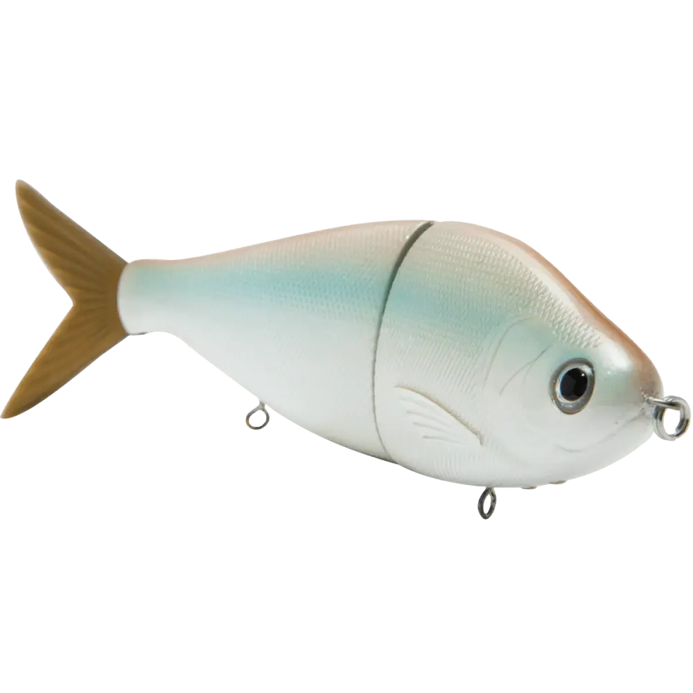 B Viper 6’’ Glide Bait for Musky Pike & Stripers – EBS MultiTouch | Variable Weight | Color: Brown Hitch Baby Bass