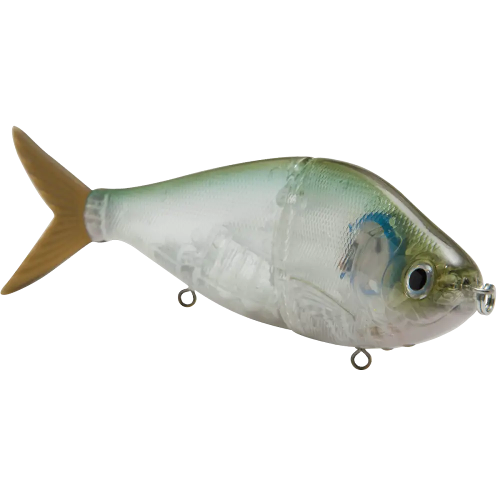 B Viper 6’’ Glide Bait for Musky Pike & Stripers – EBS MultiTouch | Variable Weight | Color: Brown Hitch Baby Bass