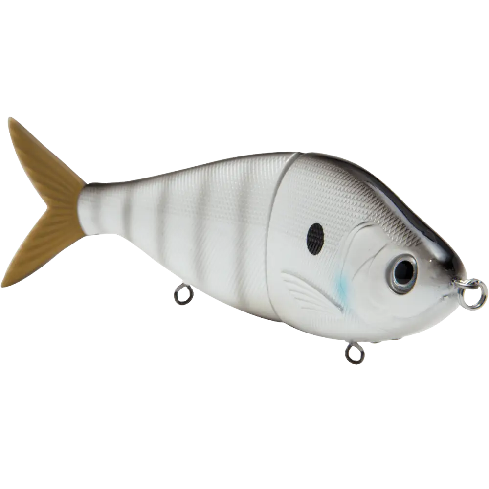B Viper 6’’ Glide Bait for Musky Pike & Stripers – EBS MultiTouch | Variable Weight | Color: Brown Hitch Baby Bass