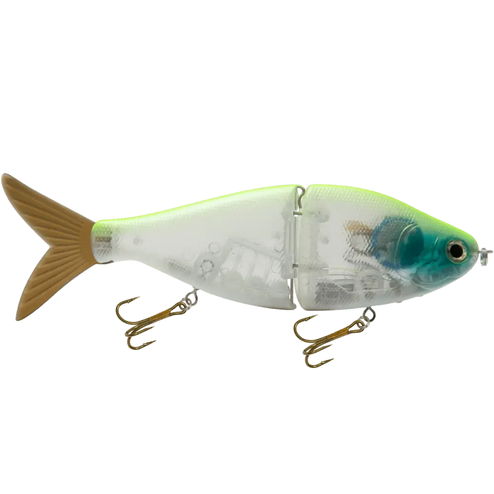 B Viper 6’’ Glide Bait for Musky Pike & Stripers – EBS MultiTouch | Variable Weight | Color: Brown Hitch Baby Bass