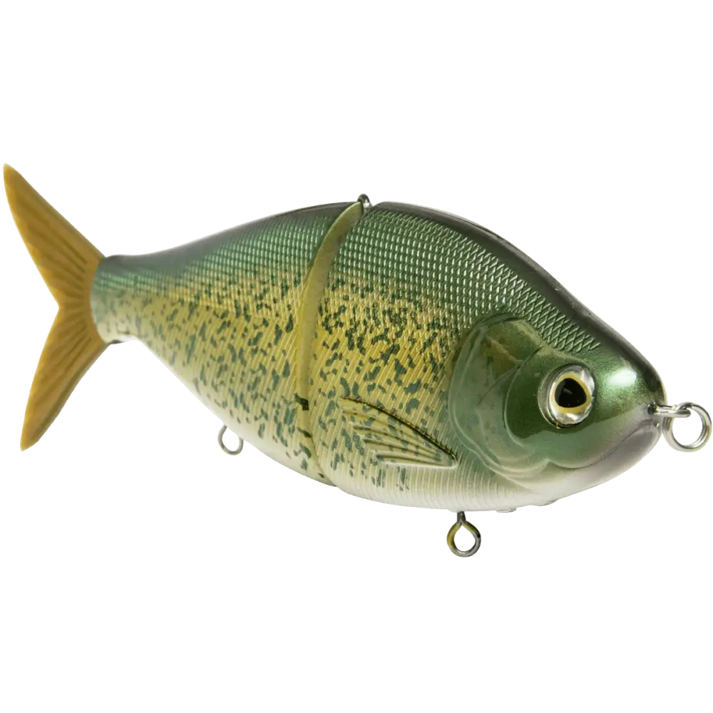 B Viper 6’’ Glide Bait for Musky Pike & Stripers – EBS MultiTouch | Variable Weight | Color: Brown Hitch Baby Bass
