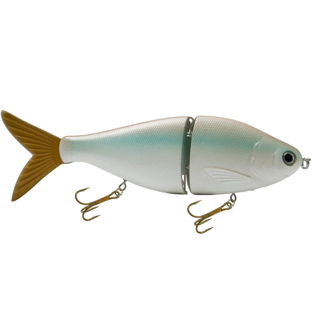B Viper 6’’ Glide Bait for Musky Pike & Stripers – EBS MultiTouch | Variable Weight | Color: Brown Hitch Baby Bass