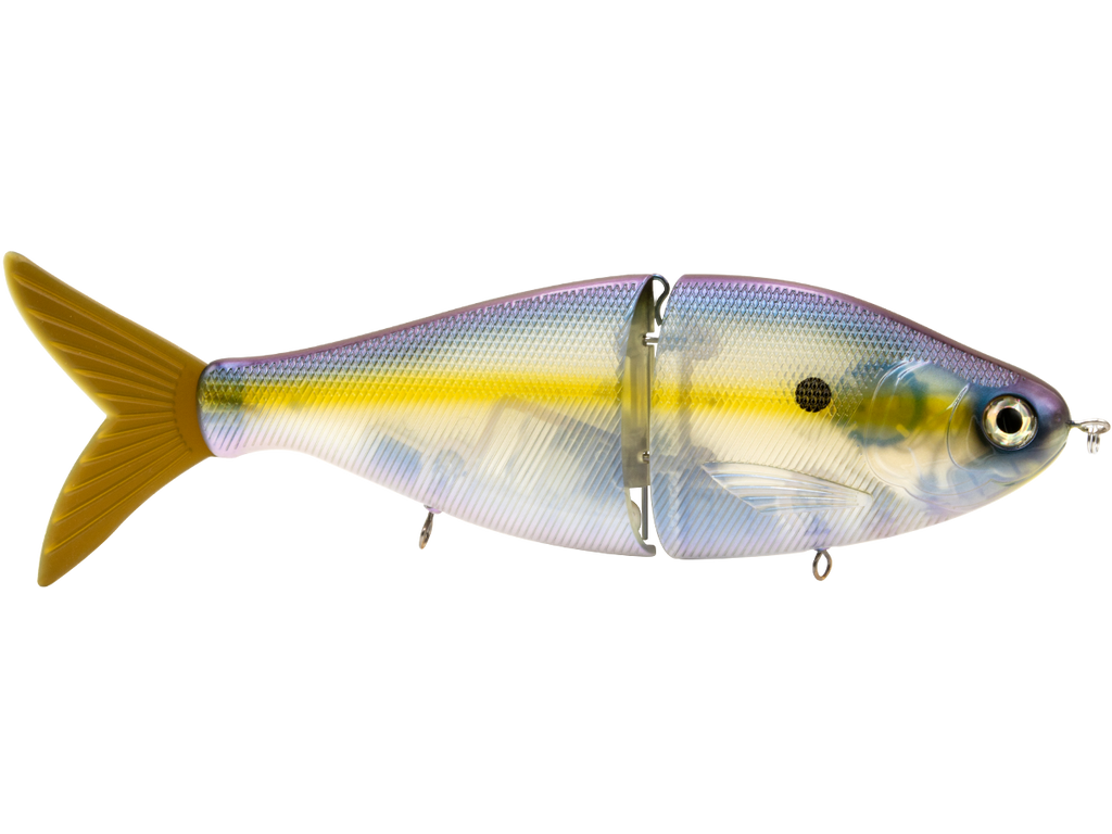 B Viper 8’’ Glide Bait for Musky Pike & Stripers – EBS MultiTouch | Variable Weight | Color: Blue Pearl Chartreuse Baby