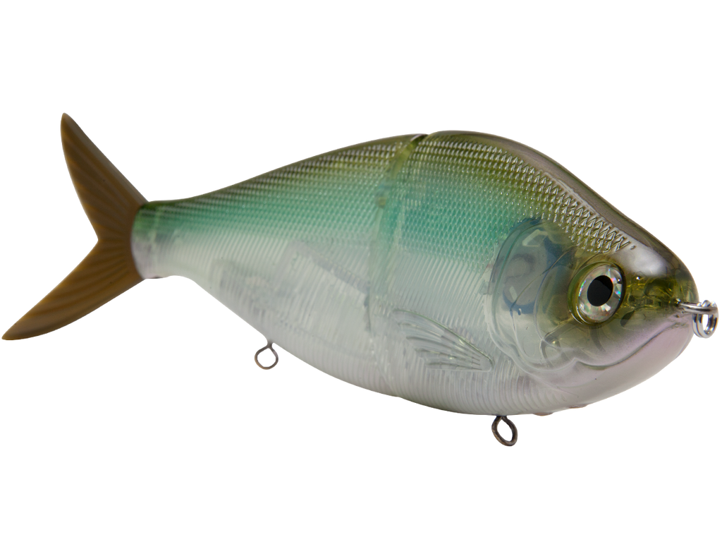 B Viper 8’’ Glide Bait for Musky Pike & Stripers – EBS MultiTouch | Variable Weight | Color: Blue Pearl Chartreuse Baby