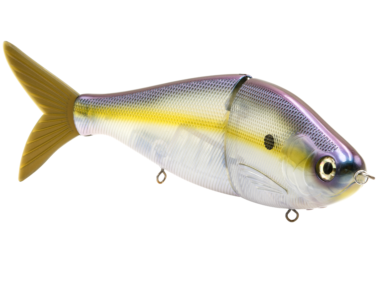 B Viper 8’’ Glide Bait for Musky Pike & Stripers – EBS MultiTouch | Variable Weight | Color: Blue Pearl Chartreuse Baby