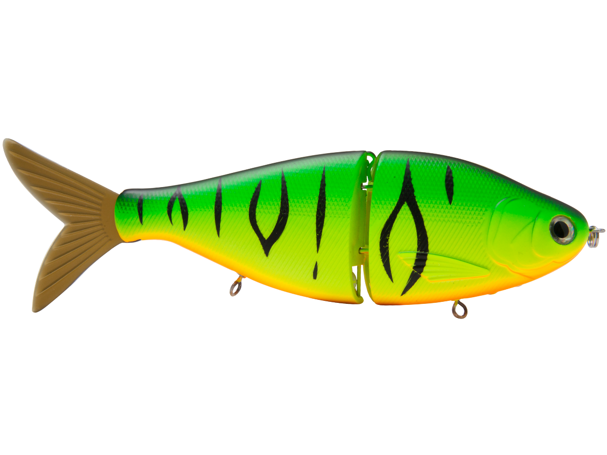 B Viper 8’’ Glide Bait for Musky Pike & Stripers – EBS MultiTouch | Variable Weight | Color: Blue Pearl Chartreuse Baby