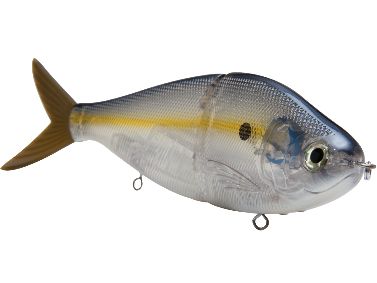 B Viper 8’’ Glide Bait for Musky Pike & Stripers – EBS MultiTouch | Variable Weight | Color: Blue Pearl Chartreuse Baby