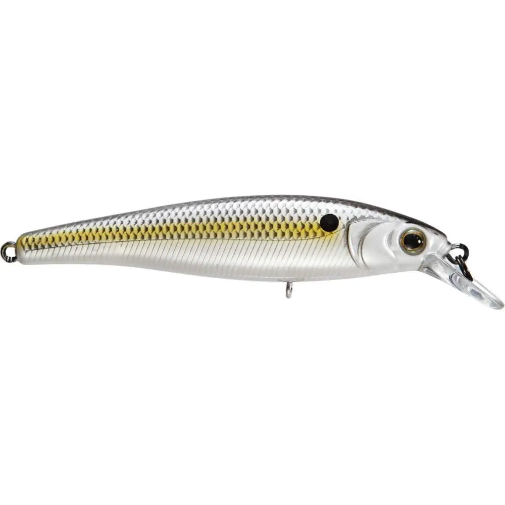 Baker Lures JLD Series 3 Jerkbait, Magnetic Weight System VMC Trebles 2 Colors | Color: Black Scale Silver Back