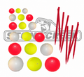 Ball Strike Indicators | Size: Micro - 1/4’’ Mini - 5/16’’ Small - 3/8’’ Medium - 1/2’’ Large - 5/8’’ X-Large - 3/4’’