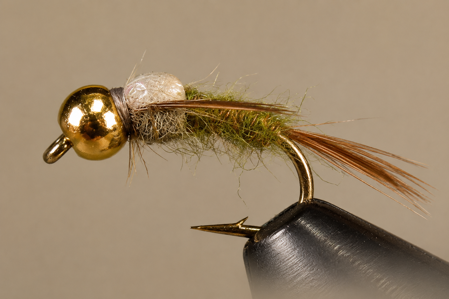 Bead Head Emerger™ | Style: Black Blue Wing Olive Little Stone March Brown Pale Morning Dun Sally Quill Copper | Size: