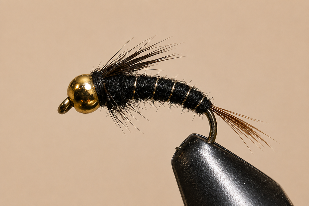 Bead Head Emerger™ | Style: Black Blue Wing Olive Little Stone March Brown Pale Morning Dun Sally Quill Copper | Size:
