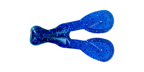 Big Bite Baits Scentsation Ramtail 3.5’’, Scented Jig Trailer 9 Colors | Color: Green Pumpkin Scupper Purple Bully