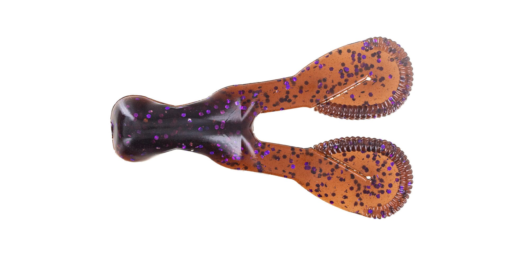 Big Bite Baits Scentsation Ramtail 3.5’’, Scented Jig Trailer 9 Colors | Color: Green Pumpkin Scupper Purple Bully