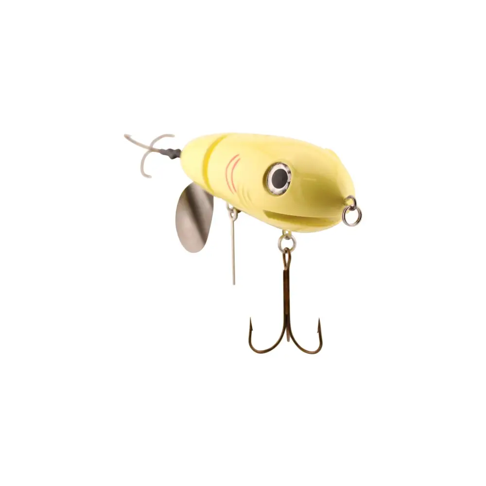 BigMakk 8’’ Trophy Topwater Lure – No Roll Keel + Counterclockwise Tail Prop | EBS Sound | Color: Heat Seeker Disco
