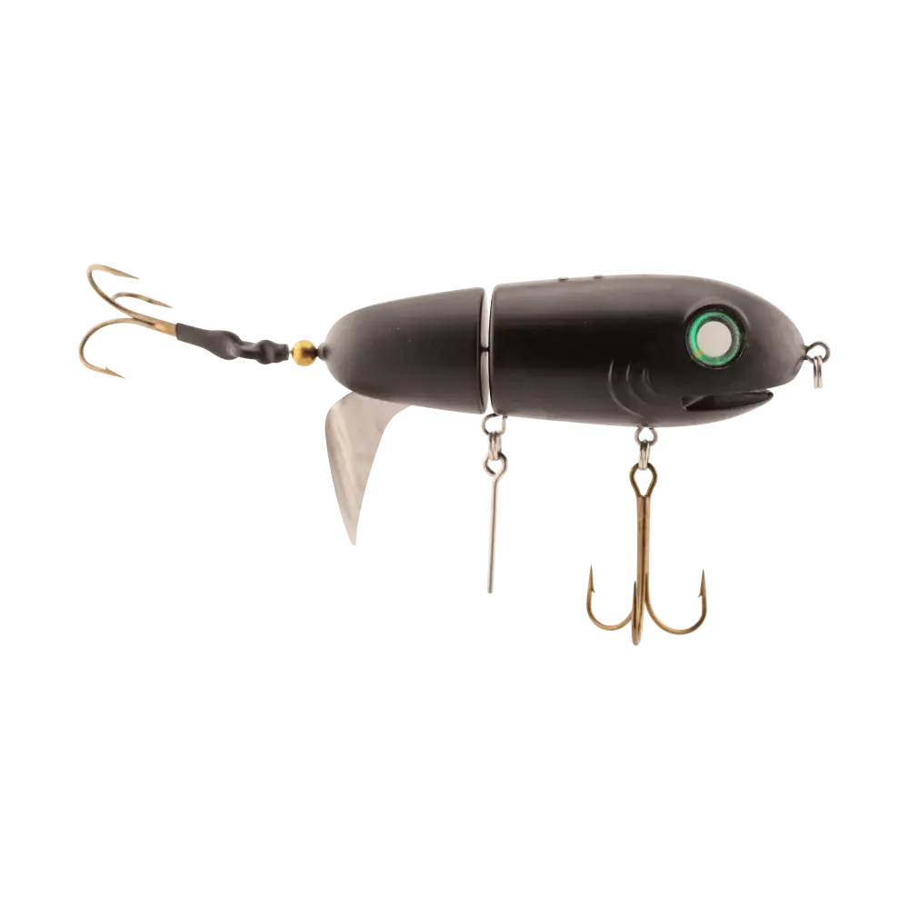 BigMakk 8’’ Trophy Topwater Lure – No Roll Keel + Counterclockwise Tail Prop | EBS Sound | Color: Heat Seeker Disco