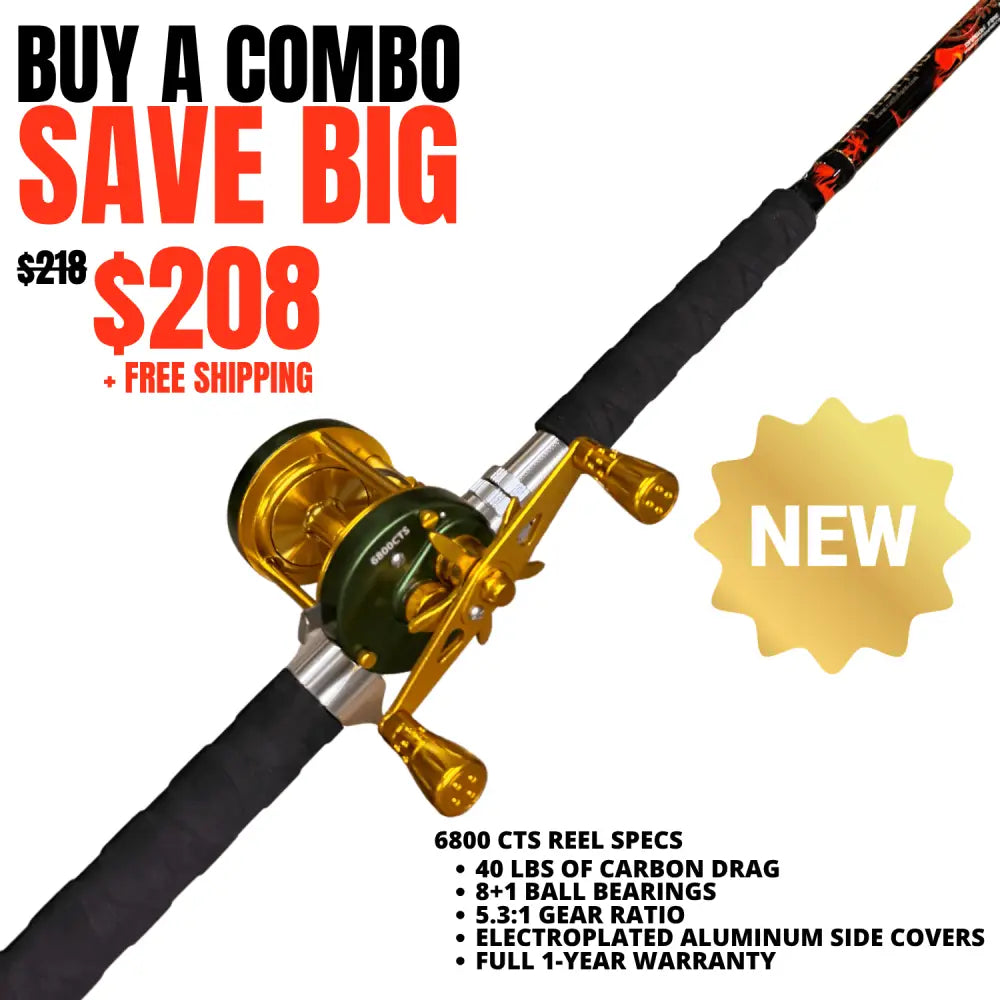 Black Dragon Fire Casting Rod | Action: Medium Medium-Heavy Heavy - Catfish