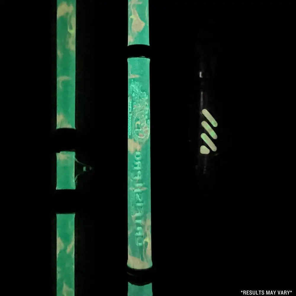 Black Dragon Fire Spinning Glow Rod | Action: Medium Medium-Heavy Heavy - Catfish