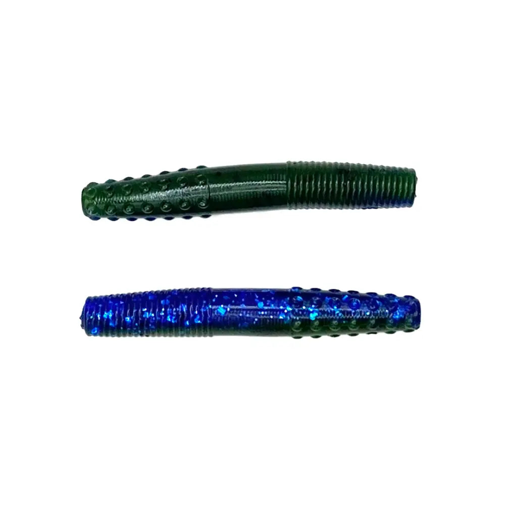 BoDa Ned 2.7’’ Rig Bait – 10-Pack | Hendrix Fishing Co. | Color(s): Red Glitz Green Pumpkin White PB&J Rusty Heat Midas