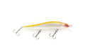 Bruiser Baits Banger 110 Jerkbait, 110mm 1/2 oz 3 Mustad Trebles | Color: Clown Pro Blue Sexy Shad Chrome Black Back