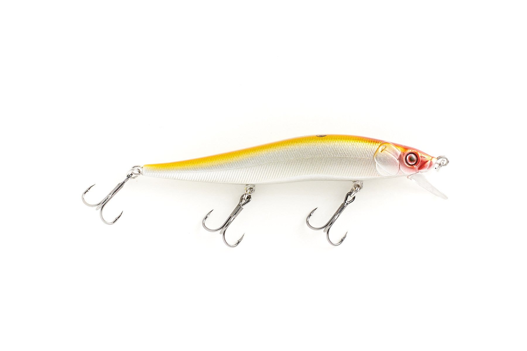Bruiser Baits Banger 110 Jerkbait, 110mm 1/2 oz 3 Mustad Trebles | Color: Clown Pro Blue Sexy Shad Chrome Black Back