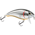 Bull Nose Shallow Crankbait for Bass & Walleye – EBS Sound Technology | Color: Black Back Chrome Shad Chartreuse
