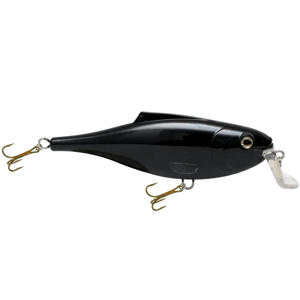BullDozer Shallow-Diving Crankbait for Musky Pike & Walleye – EBS Sound Technology | Color Sound: Natural Perch