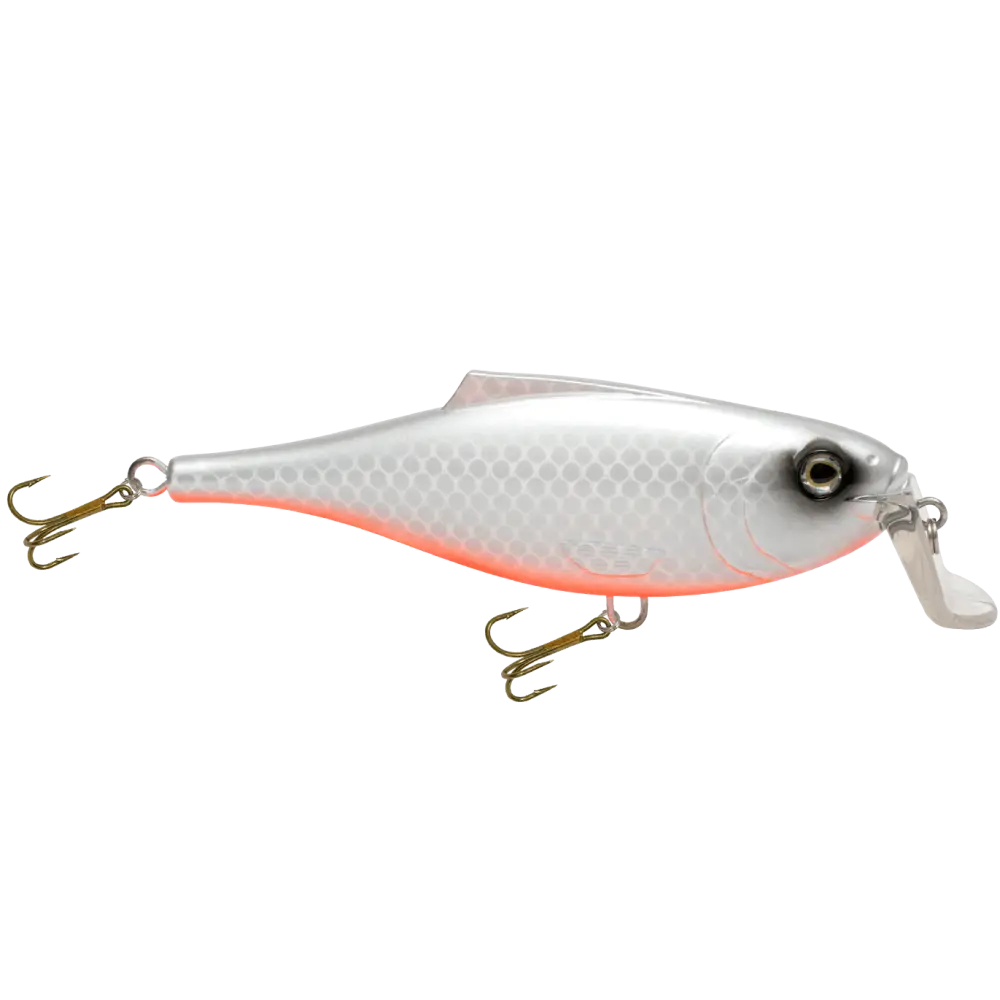 BullDozer Shallow-Diving Crankbait for Musky Pike & Walleye – EBS Sound Technology | Color Sound: Natural Perch