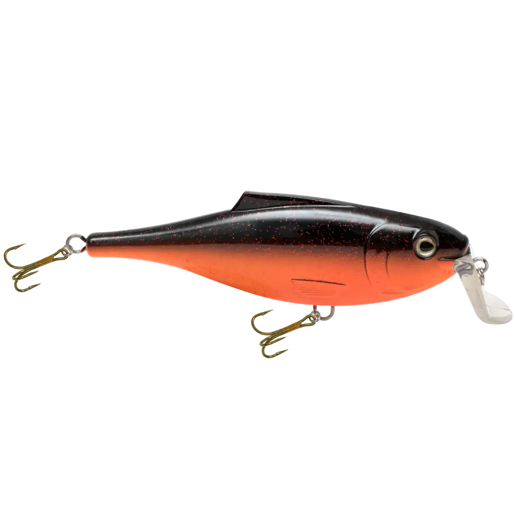 BullDozer Shallow-Diving Crankbait for Musky Pike & Walleye – EBS Sound Technology | Color Sound: Natural Perch