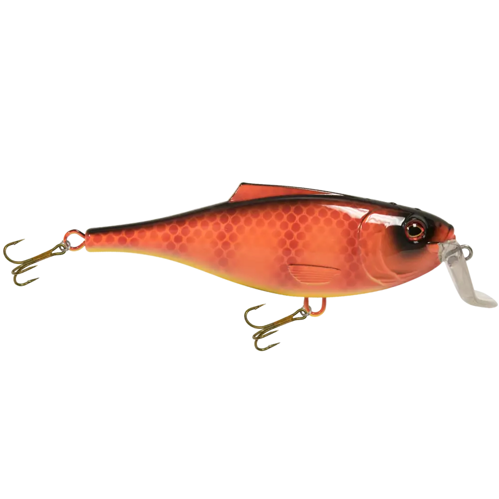 BullDozer Shallow-Diving Crankbait for Musky Pike & Walleye – EBS Sound Technology | Color Sound: Natural Perch