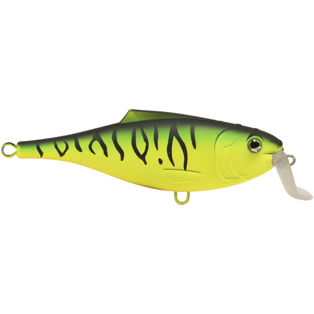 BullDozer Shallow-Diving Crankbait for Musky Pike & Walleye – EBS Sound Technology | Color Sound: Natural Perch