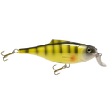 BullDozer Shallow-Diving Crankbait for Musky Pike & Walleye – EBS Sound Technology | Color Sound: Natural Perch