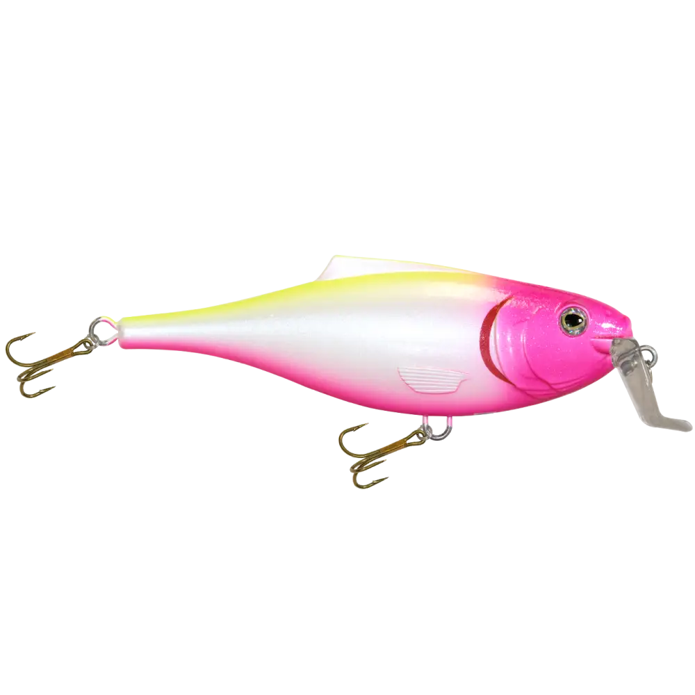 BullDozer Shallow-Diving Crankbait for Musky Pike & Walleye – EBS Sound Technology | Color Sound: Natural Perch