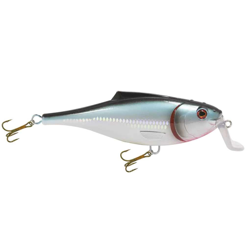 BullDozer Shallow-Diving Crankbait for Musky Pike & Walleye – EBS Sound Technology | Color Sound: Natural Perch