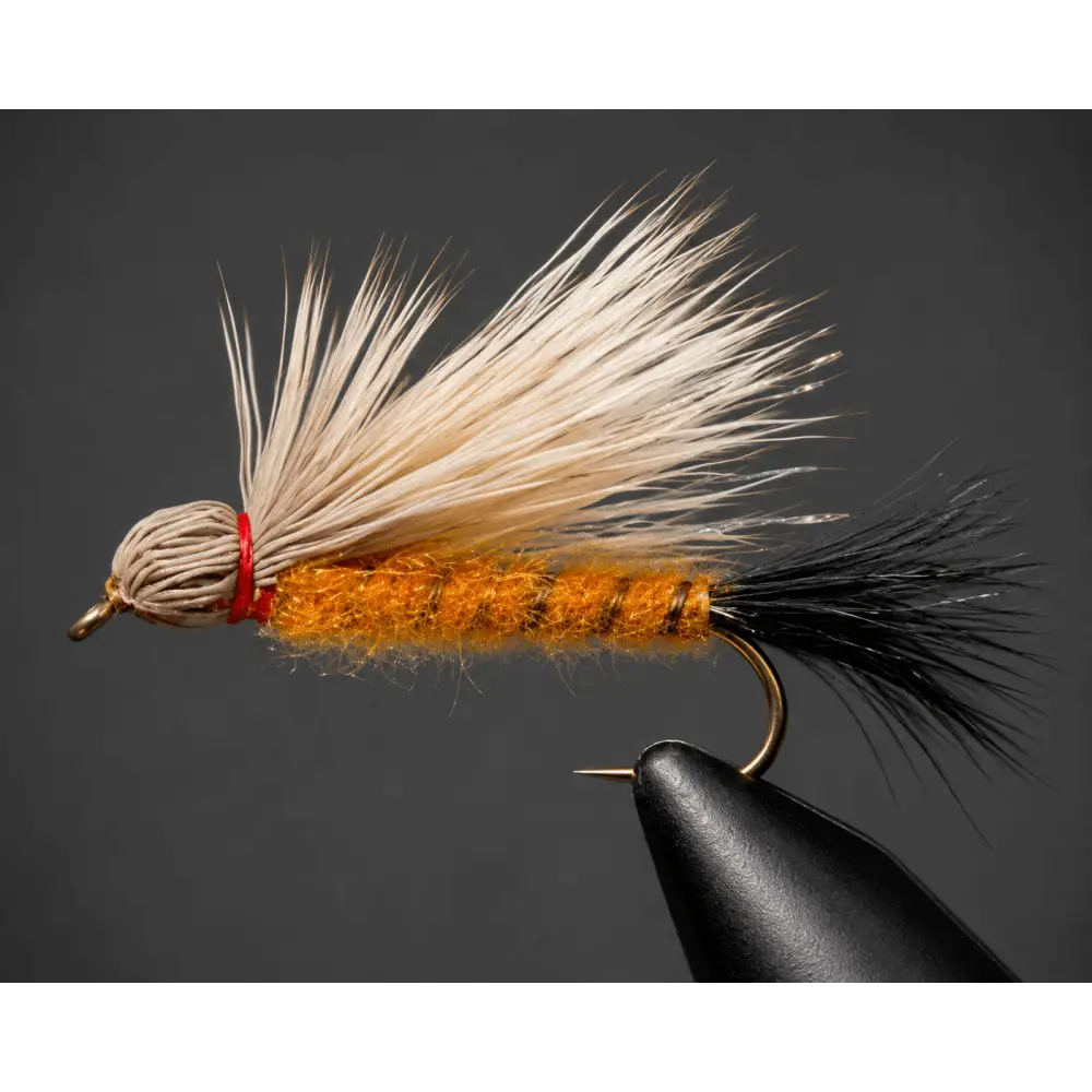 Bullet Head Orange Salmon Fly | Size: 4 6 8 10 12 14 | Package: 3 Pack Dozen - Artificial Fishing Flies