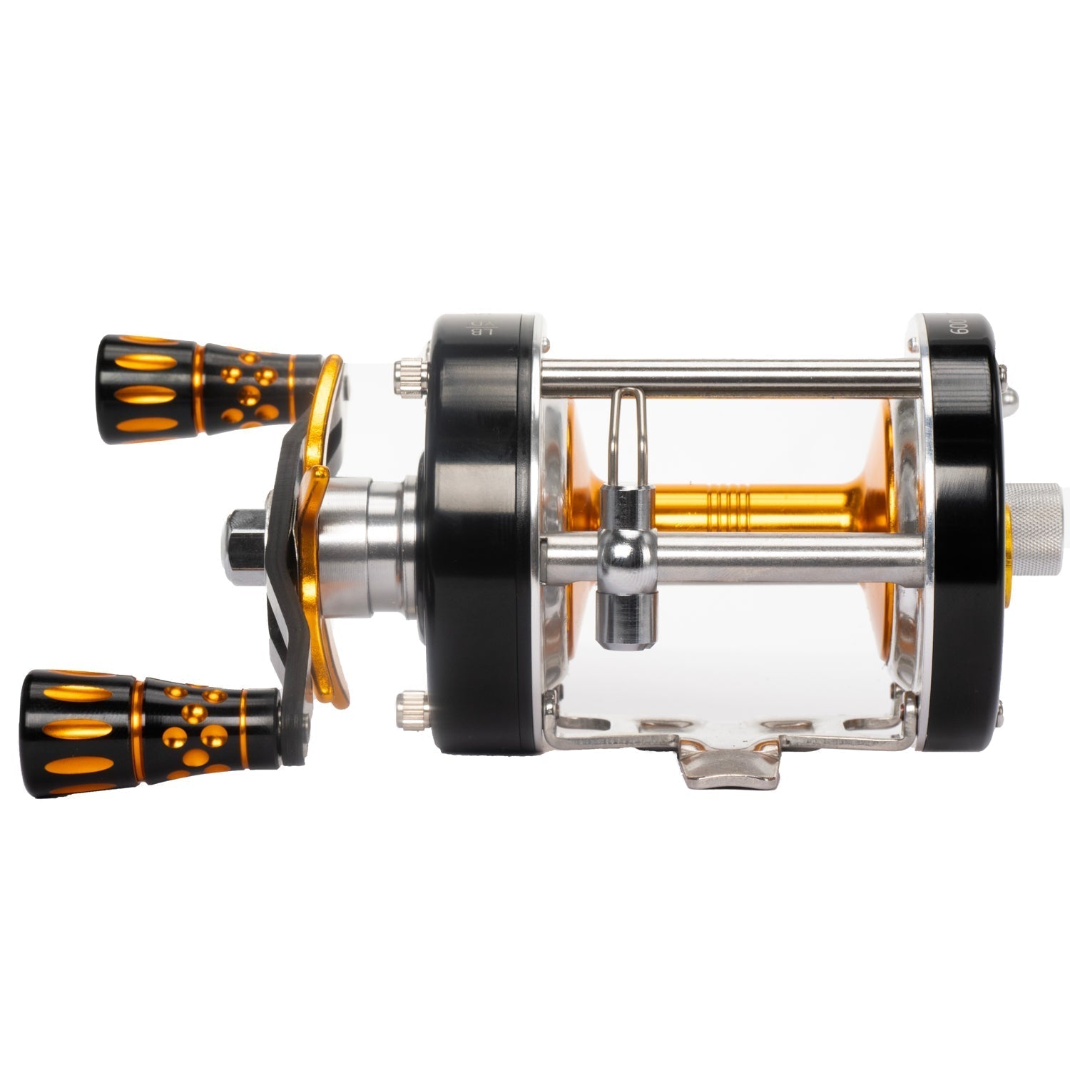 Catfish Pro 600CTS Round Baitcaster Reel Carbon Drag 6 + 1 Bearings
