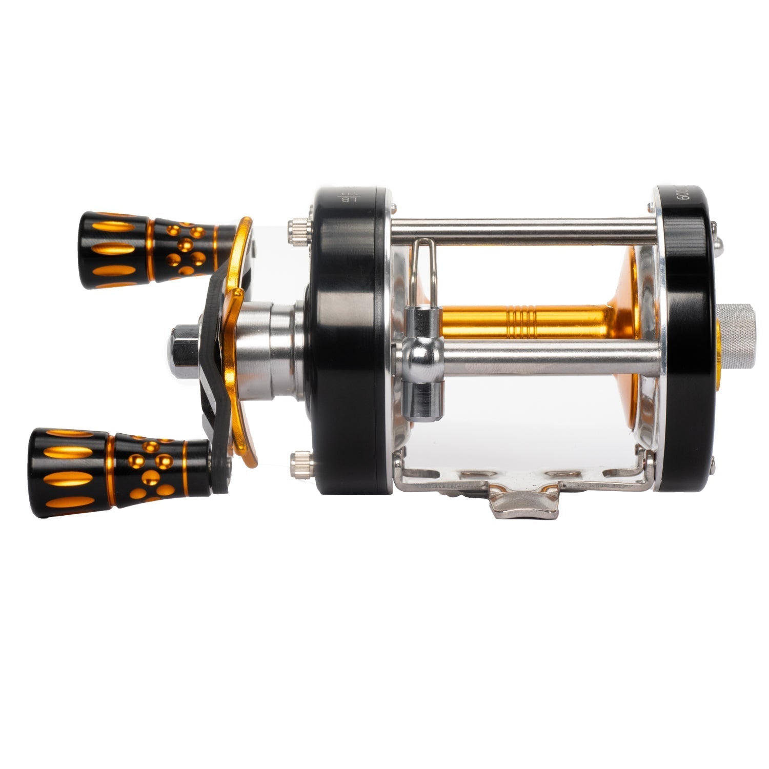 Catfish Pro 600CTS Round Baitcaster Reel Carbon Drag 6 + 1 Bearings