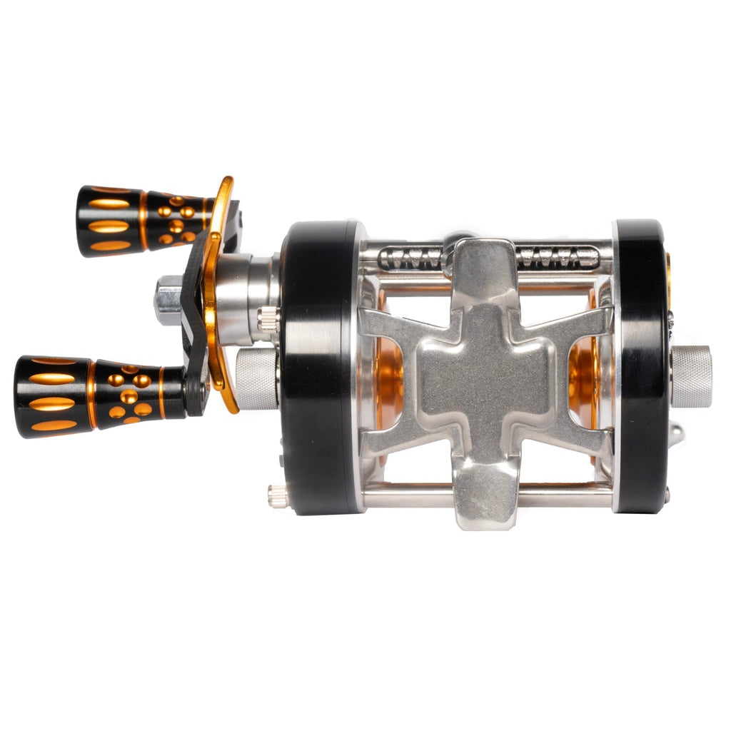 Catfish Pro 600CTS Round Baitcaster Reel Carbon Drag 6 + 1 Bearings