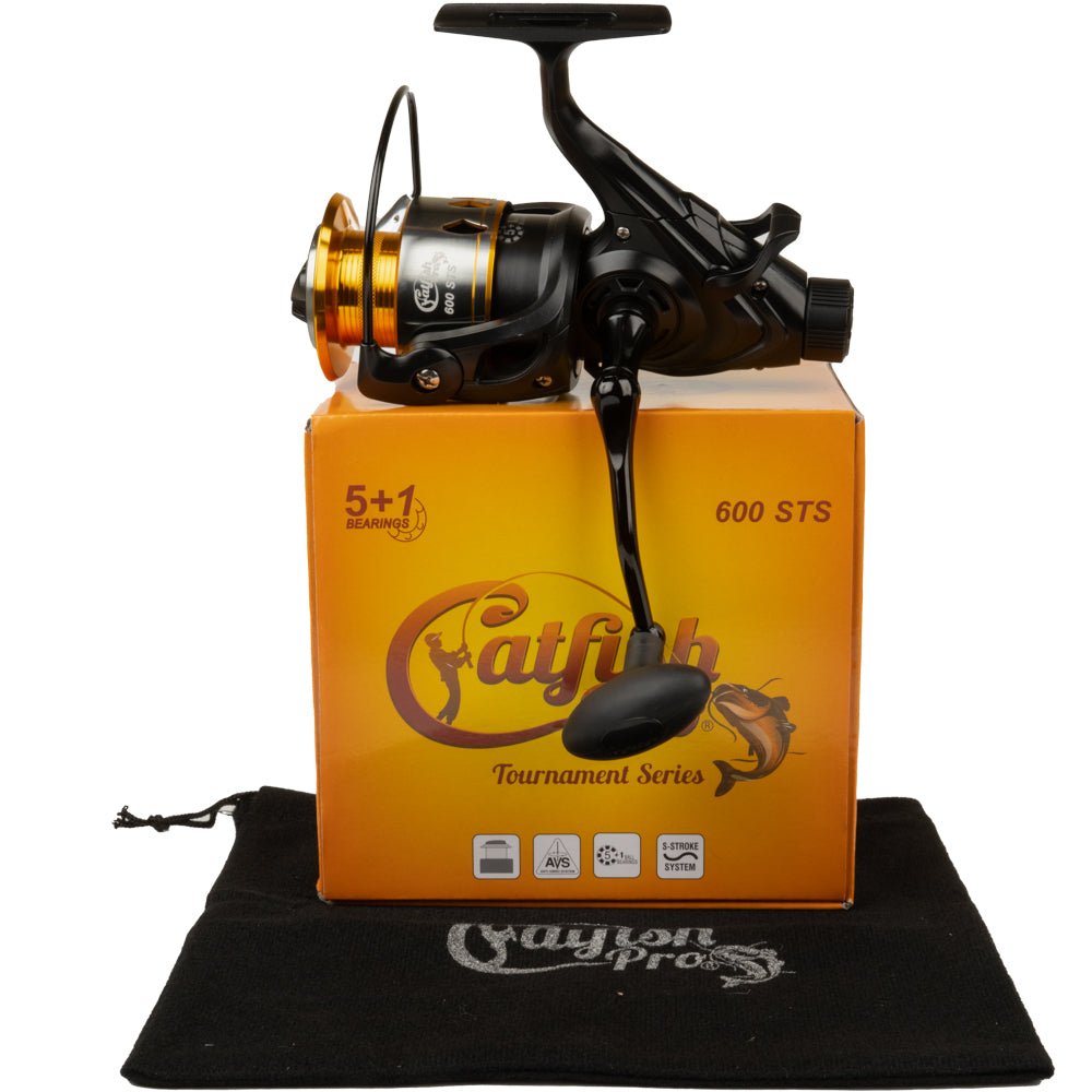 Catfish Pro 600STS Spinning Reel – 22LB Drag | Live Liner | 5 + 1 Bearings