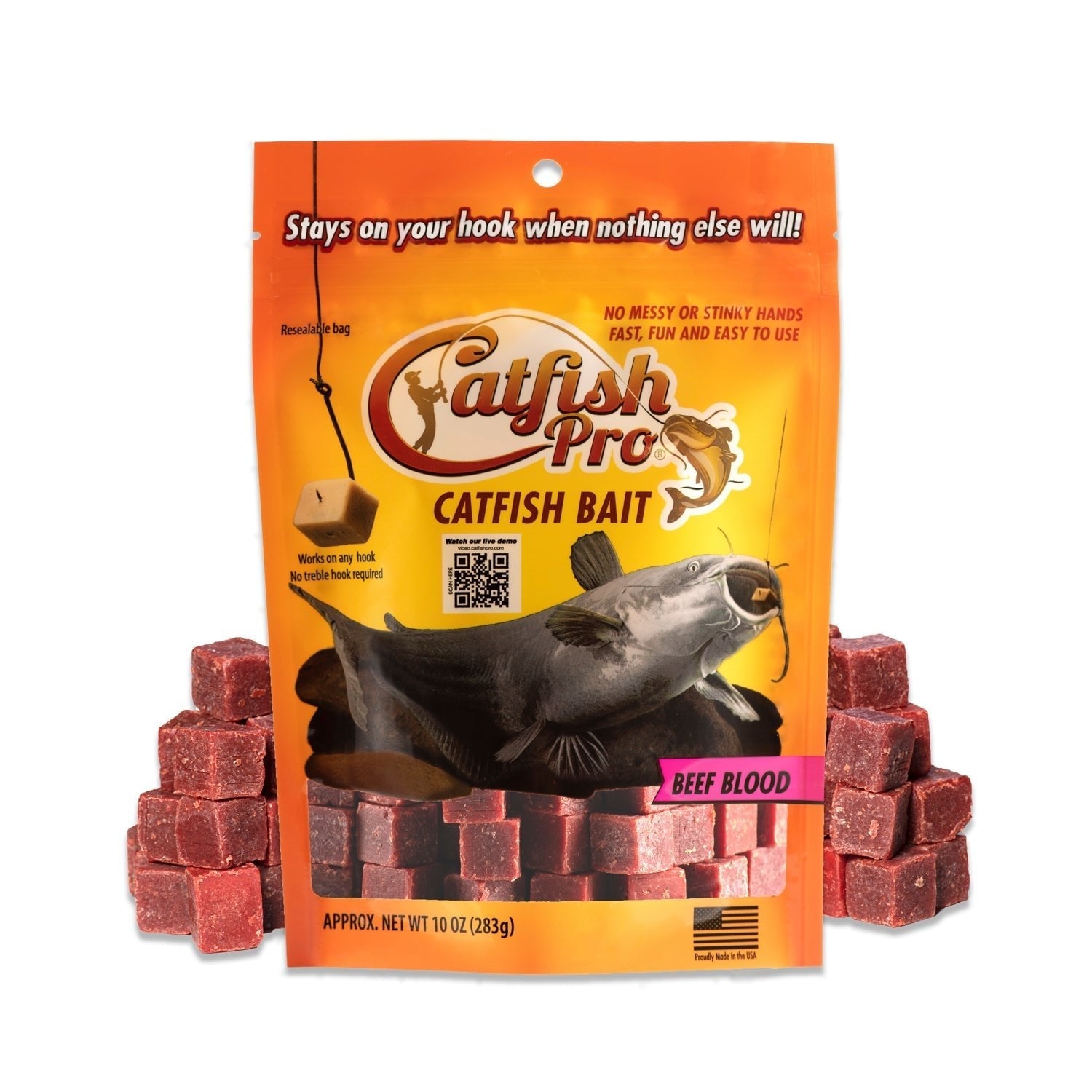 Catfish Pro Beef Blood Bait – Concentrated Natural Oil & Protein Formula