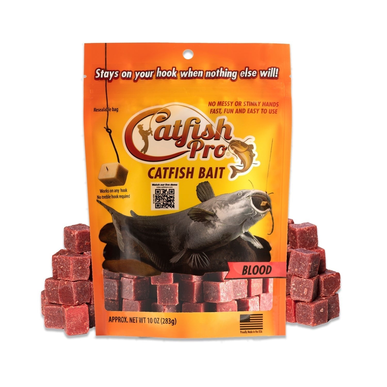 Catfish Pro Blood Bait – Concentrated Natural Oil & Protein Formula